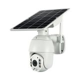 户外监控网络摄像头 无线WiFi监控球机摄像头 4G插卡太阳能摄像头