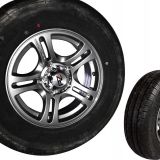 拖车轮胎 铝合金钢圈 14寸 5-114.3 1个的价格