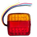 工厂供应 12v高寿命LED方灯20+6LED红黄双色尾灯 亚马逊 ebay供应