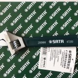 世达SATA工具沾塑柄欧式活动扳手活络扳手8寸 47250